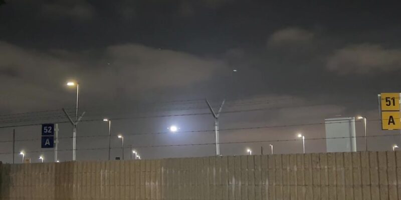 Under the Flight Path: Another Jet Over the Night Sky